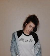 Load image into Gallery viewer, Queer AF Baseball Tee

