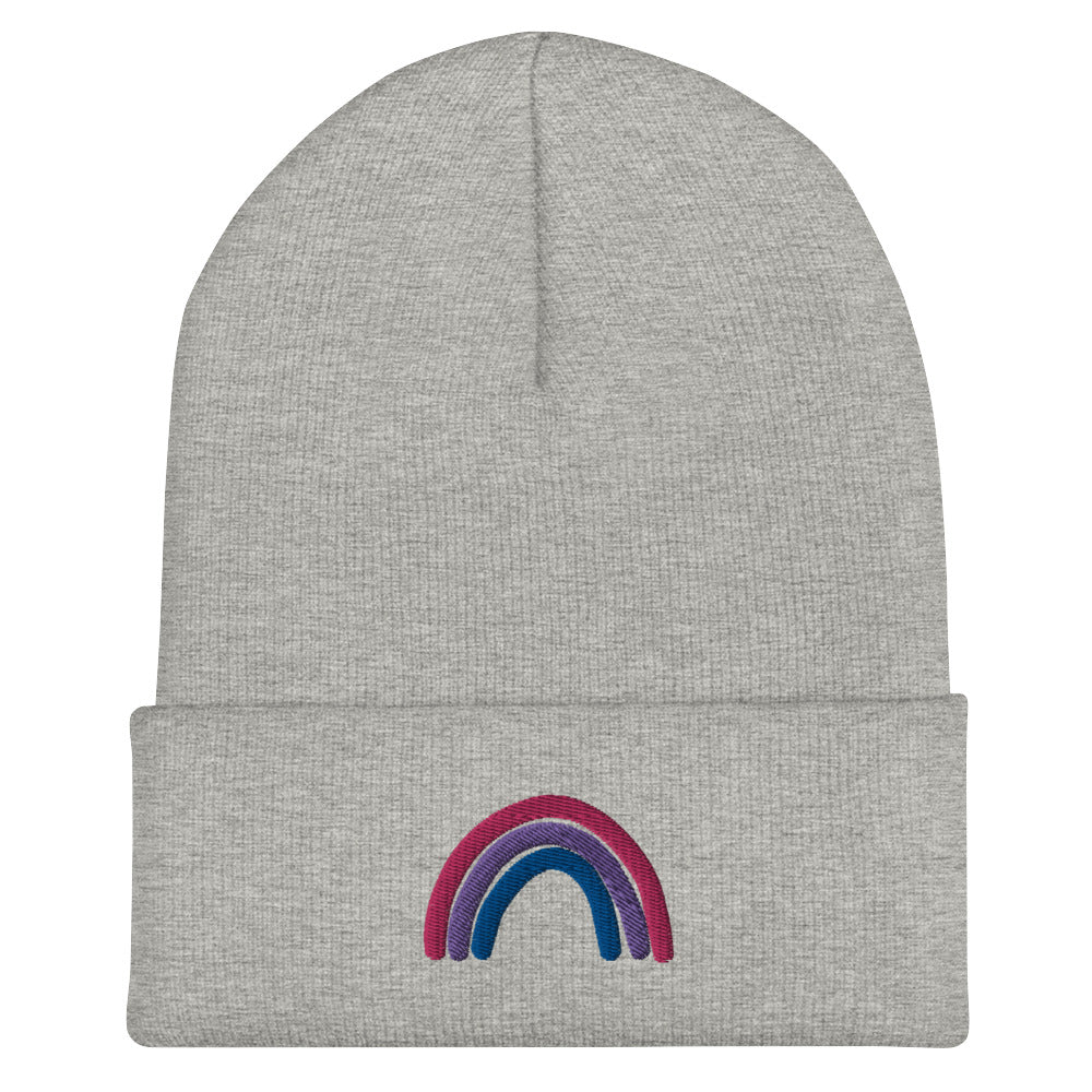 Bi Rainbow Beanie