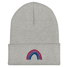 Load image into Gallery viewer, Bi Rainbow Beanie