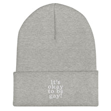 Load image into Gallery viewer, It's Okay To Be Gay Beanie