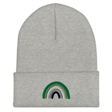 Load image into Gallery viewer, Aromantic Rainbow Beanie