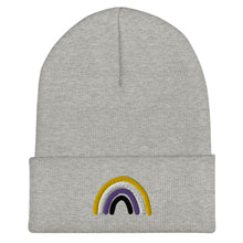 Load image into Gallery viewer, Nonbinary Rainbow Beanie
