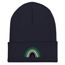 Load image into Gallery viewer, Aromantic Rainbow Beanie