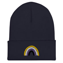 Load image into Gallery viewer, Nonbinary Rainbow Beanie