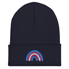 Load image into Gallery viewer, Trans Rainbow Beanie