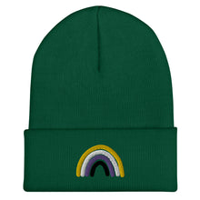 Load image into Gallery viewer, Nonbinary Rainbow Beanie