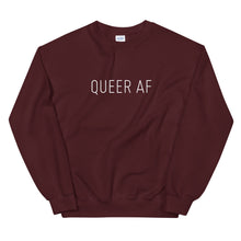 Load image into Gallery viewer, Queer AF Unisex Crewneck
