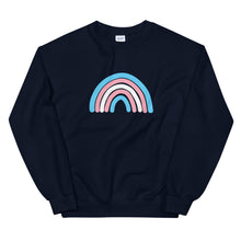 Load image into Gallery viewer, Trans Rainbow Unisex Crewneck