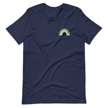 Load image into Gallery viewer, Aromantic Rainbow Tee