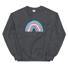Load image into Gallery viewer, Trans Rainbow Unisex Crewneck