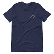 Load image into Gallery viewer, Subtle Gay Embroidered Tee