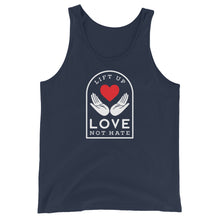 Load image into Gallery viewer, Lift Up Love Not Hate Bro Tank