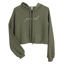 Load image into Gallery viewer, Subtle Proud Crop Hoodie