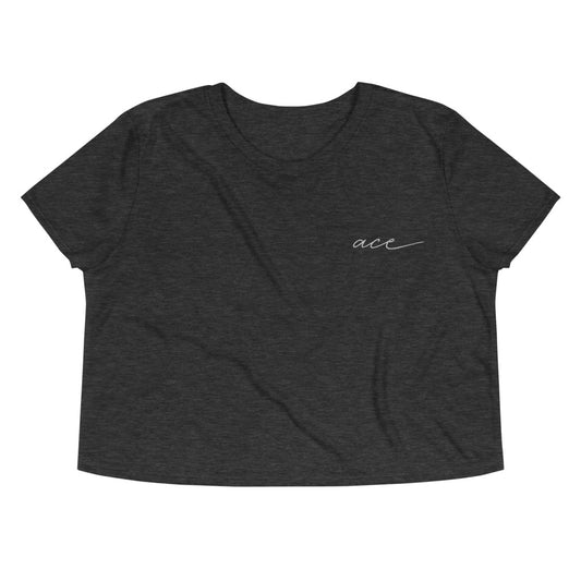 Subtle Ace Crop Tee