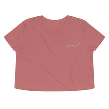 Load image into Gallery viewer, Subtle Proud Crop Tee