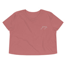 Load image into Gallery viewer, Subtle Gay Crop Tee