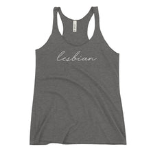 Load image into Gallery viewer, Subtle Lesbian Racerback Tank