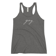 Load image into Gallery viewer, Subtle Gay Racerback Tank