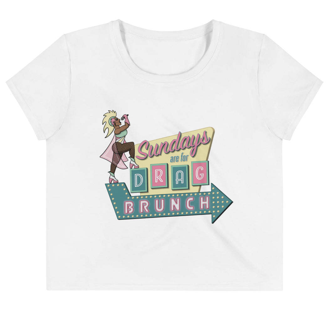 Drag Brunch Crop Tee