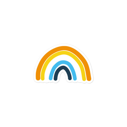 Aroace Rainbow Sticker, 3 inch kiss-cut sticker