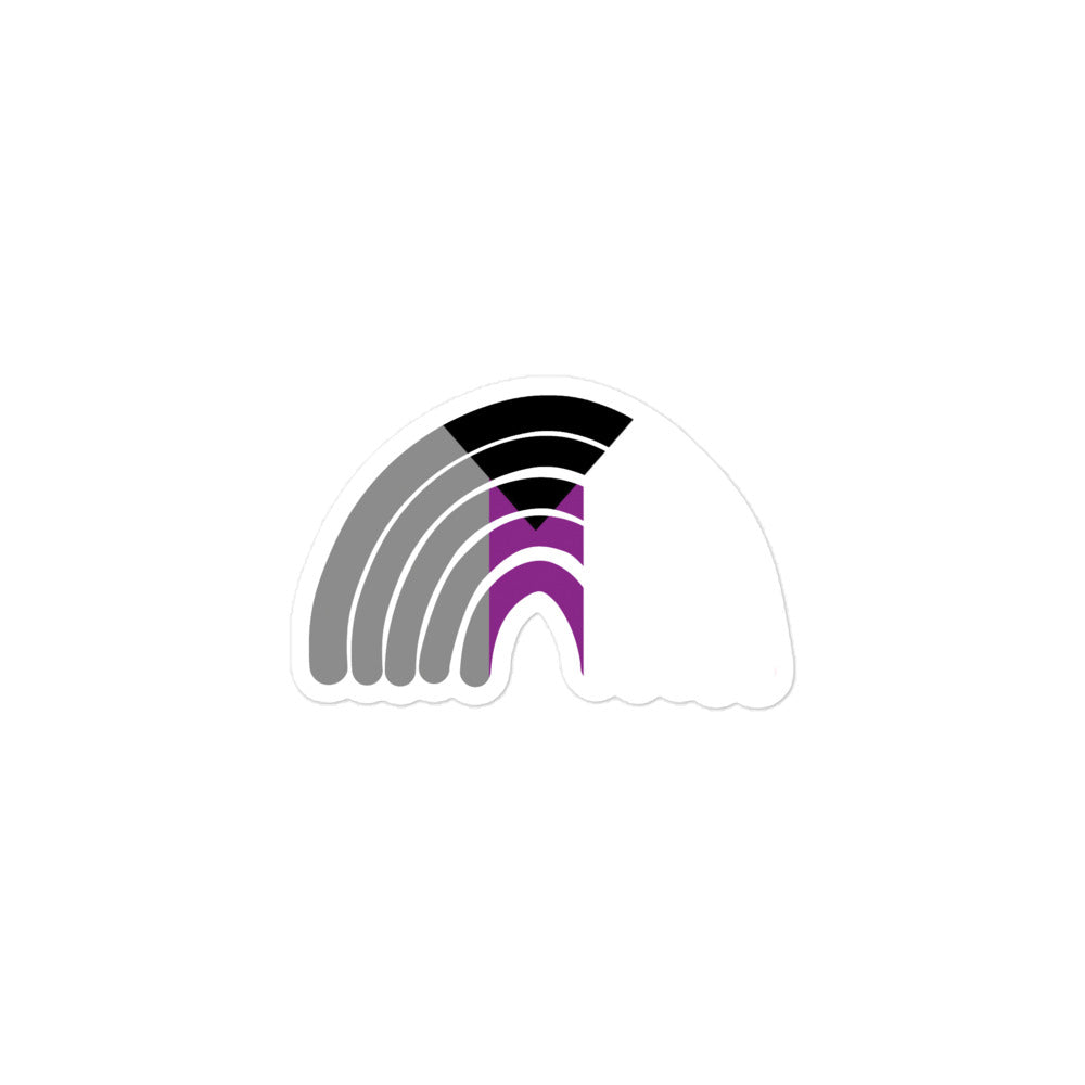 Demi Rainbow Sticker, 3 inch kiss-cut sticker