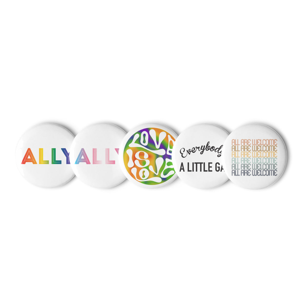 Ally Button Pack, 1.25-inch buttons