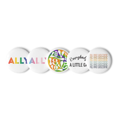 Ally Button Pack, 1.25-inch buttons