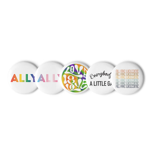 Ally Button Pack, 1.25-inch buttons