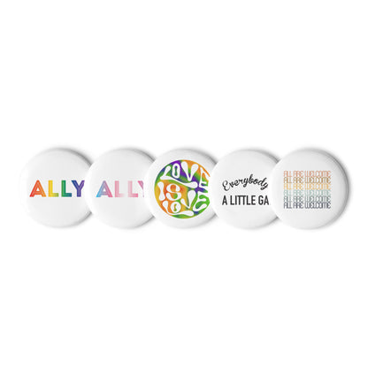 Ally Button Pack, 2.25-inch buttons