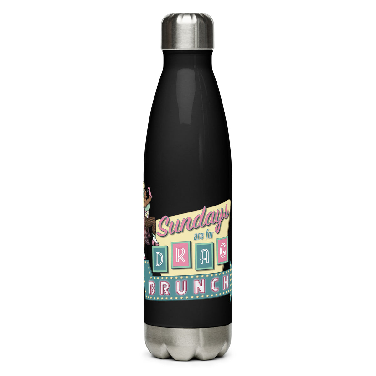 Drag Brunch Stainless Steel Water Bottle
