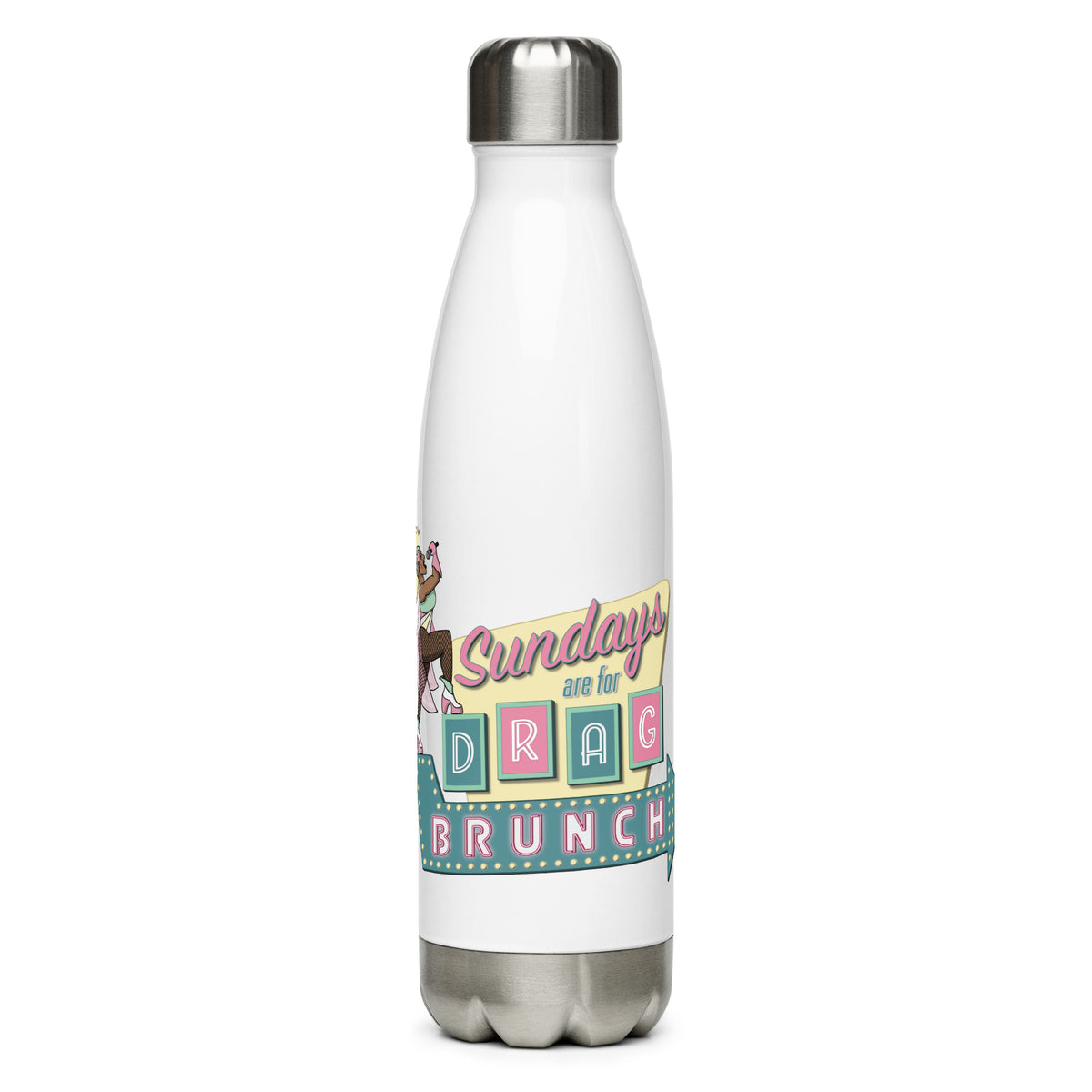 Drag Brunch Stainless Steel Water Bottle