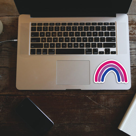 Bi Rainbow Sticker