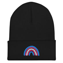 Load image into Gallery viewer, Trans Rainbow Beanie
