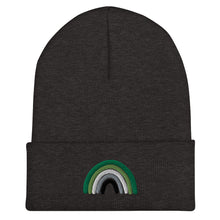 Load image into Gallery viewer, Aromantic Rainbow Beanie
