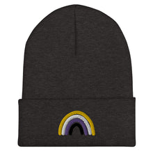 Load image into Gallery viewer, Nonbinary Rainbow Beanie
