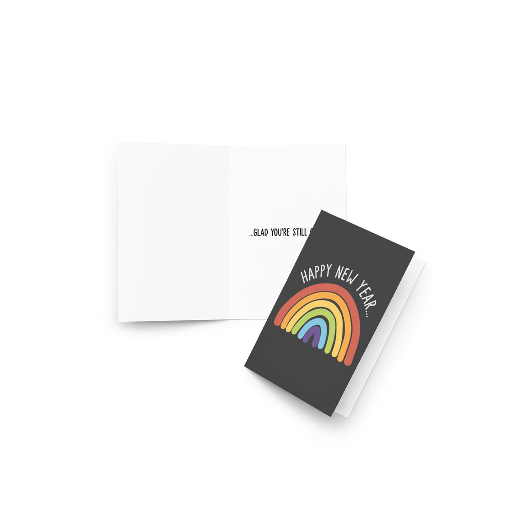 Queer New Year Greeting Card