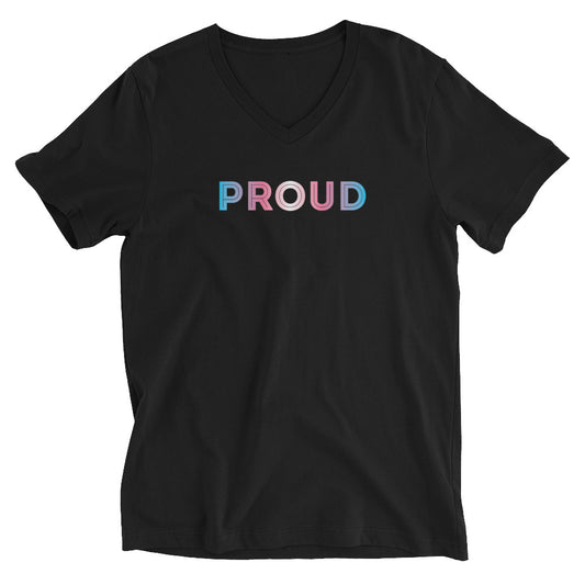 Trans Proud V-Neck Tee