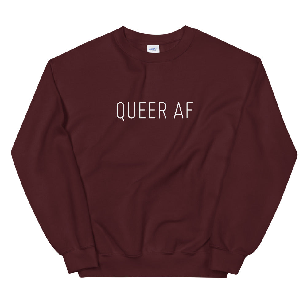 Queer AF Unisex Crewneck