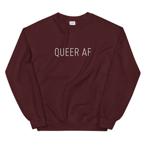 Queer AF Unisex Crewneck