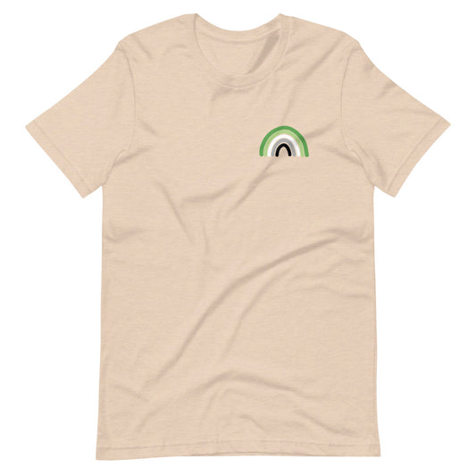 Aromantic Rainbow Tee