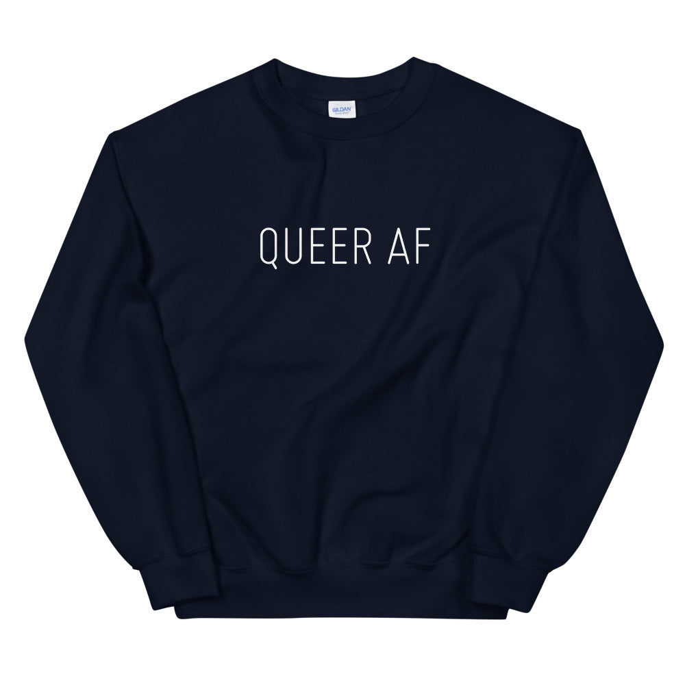 Queer AF Unisex Crewneck