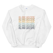 All Are Welcome Unisex Crewneck