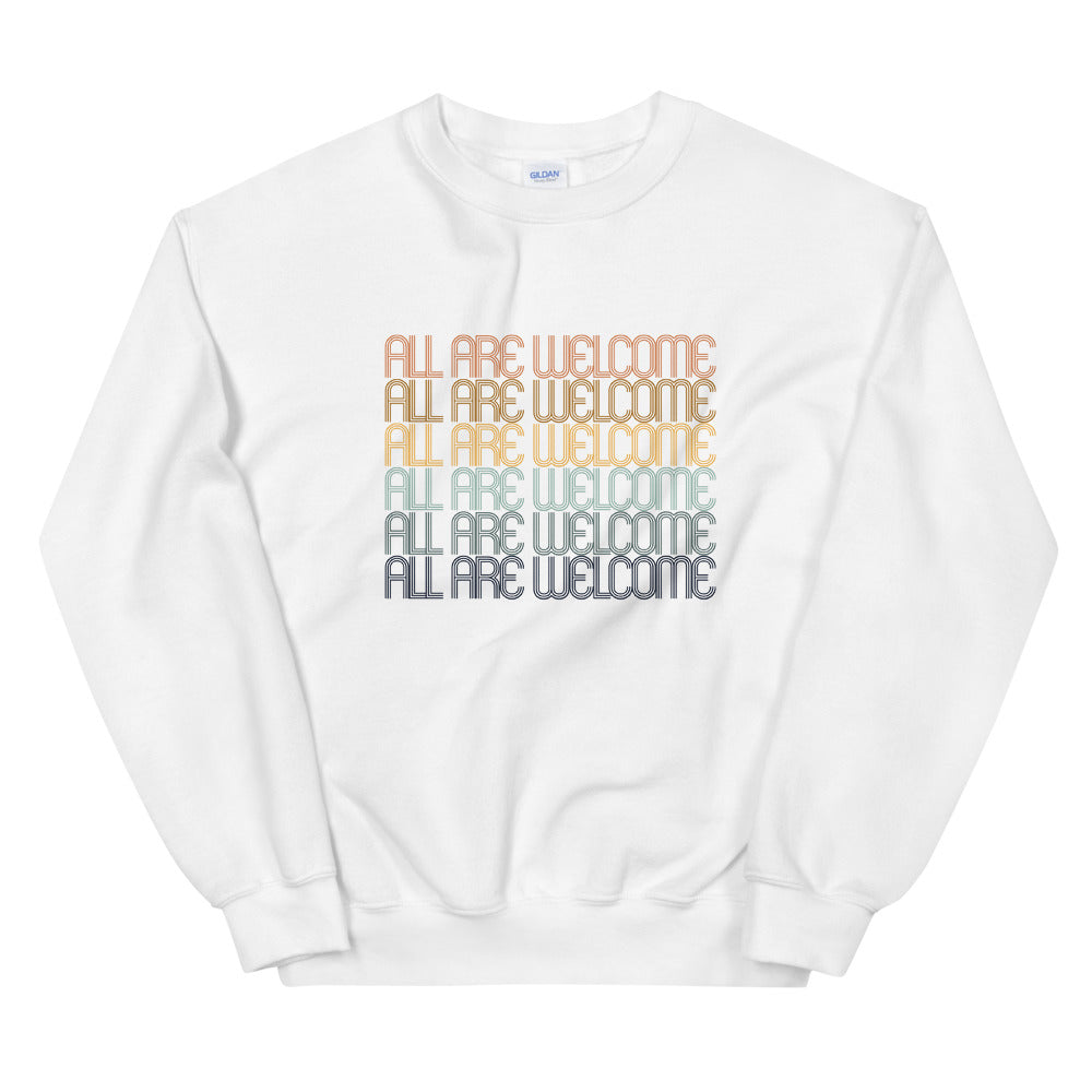 All Are Welcome Unisex Crewneck