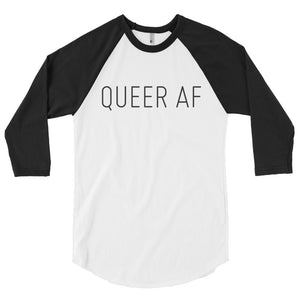 Queer AF Baseball Tee