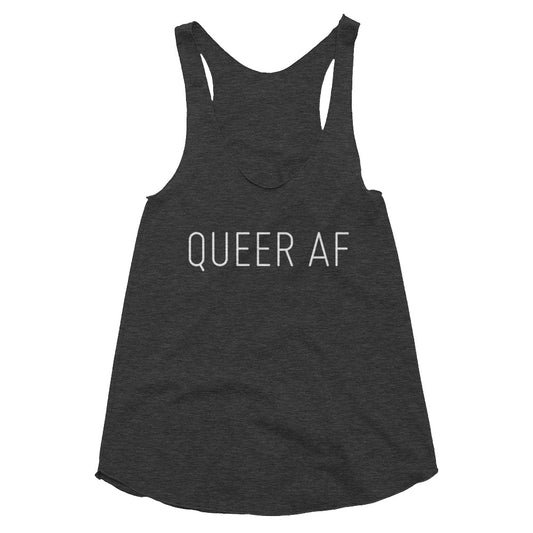 Queer AF Racerback Tank