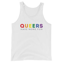 Load image into Gallery viewer, Queers Have More Fun Bro Tank
