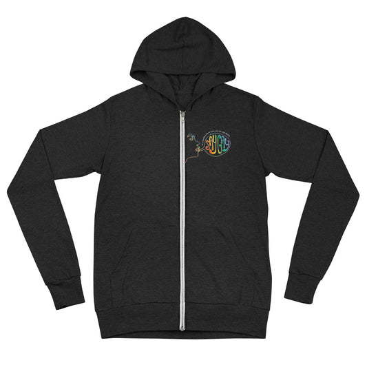 Say Gay Zip Hoodie
