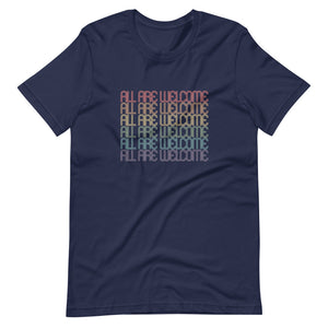 All Are Welcome Tee: Pride Edition
