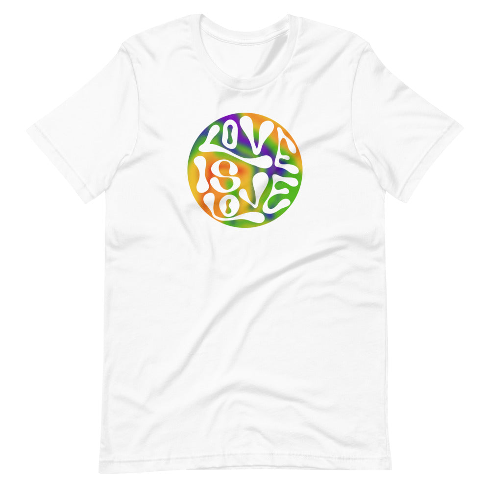 love gear Love is Love V-Neck Tee White / XL