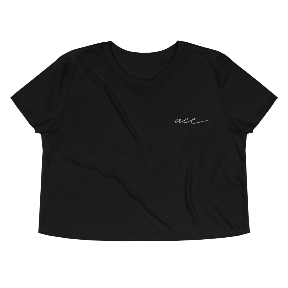 Subtle Ace Crop Tee